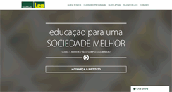 Desktop Screenshot of institutoleomadeiras.org.br